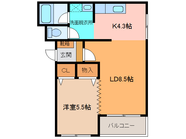 リヴウェルⅢの間取り