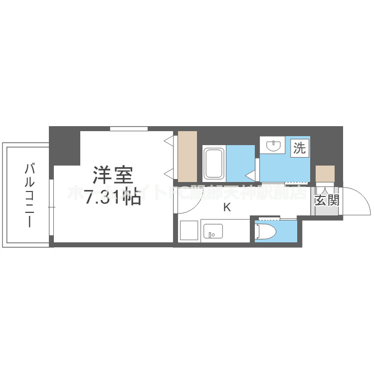 エメルミナ豊中岡町の間取り