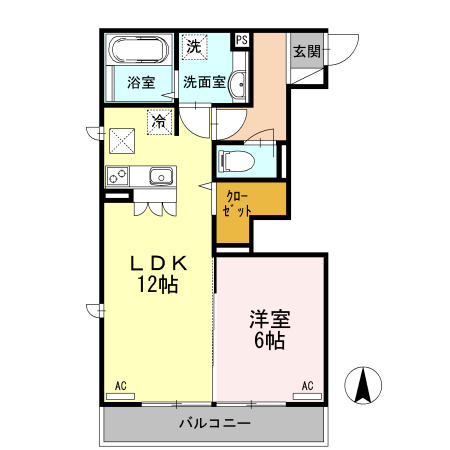 【間取り】 | ハピネス仲町