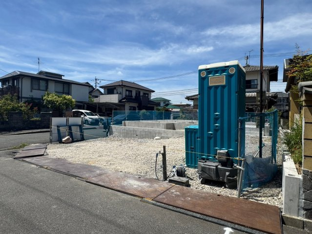 Adoble+ーアドブル＋小倉南区朽網東6丁目1期　【小倉南区　新築戸建て】の外観|現地撮影　2026,7,31　Adoble+ーアドブル＋小倉南区朽網東6丁目1期　【小倉南区　新築戸建て】