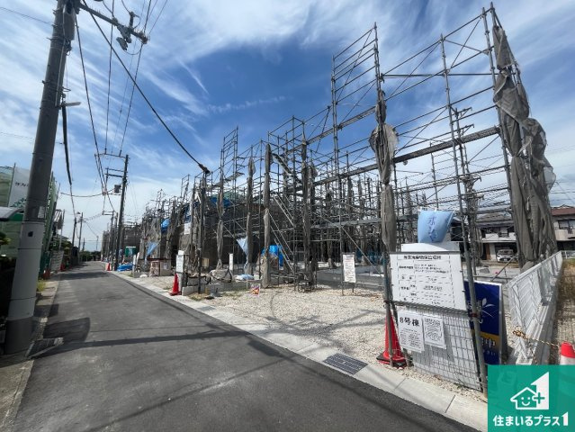 神戸市西区竜が岡　第8期　新築一戸建ての前面道路含む現地写真|周辺は落ち着いた街並みの住宅地！子育てがしやすい住環境です！まだ未完成ですが、現地でしかわからない事もございます。是非一度ご覧ください。
