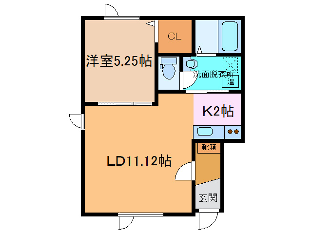 COZYⅡの間取り