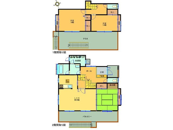 【間取り】 | すいらん荘別荘地　戸建