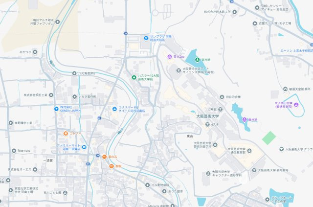 南河内郡河南町東山　第1期　新築一戸建ての地図