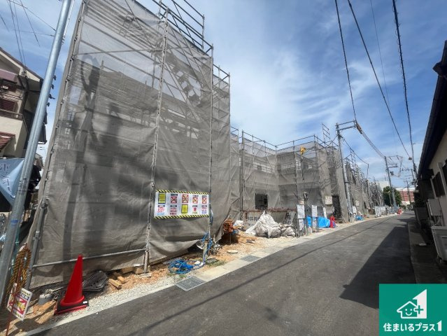 神戸市西区竜が岡　第8期　新築一戸建ての前面道路含む現地写真|周辺は落ち着いた街並みの住宅地！子育てがしやすい住環境です！まだ未完成ですが、現地でしかわからない事もございます。是非一度ご覧ください。