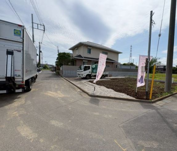 【新築】川越市上野田町5期 全1棟の前面道路含む現地写真|前面道路含む現地写真です