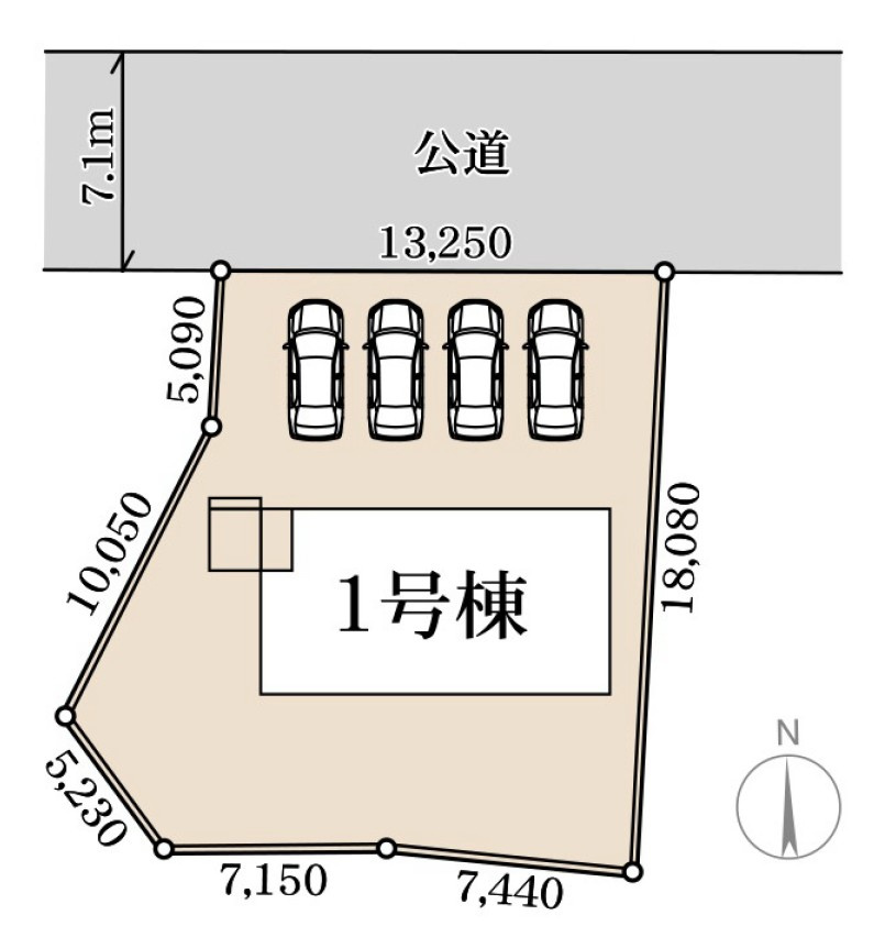 【新築戸建】渋川渋川第5の区画図|■区画図