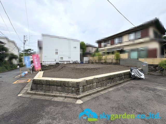 藤沢市鵠沼松が岡4丁目3期　建築条件付き売地の外観|明るく開放感ある角地
令和8年7月3日撮影