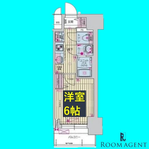 プレサンスTHE大須観音の間取り