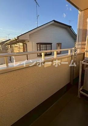 リーブルファイン鴻巣大間のバルコニー