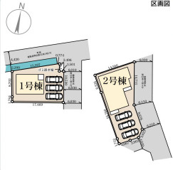 リーブルガーデン益城町惣領第二の区画図