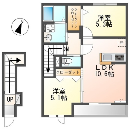 Nagisalle　Ⅱの間取り