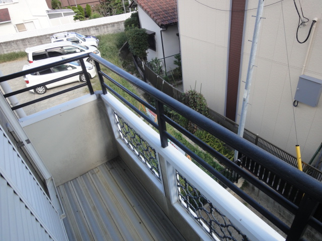 グレースB棟のバルコニー