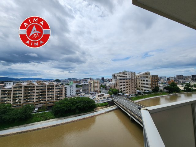 日商岩井リバーサイドマンションB棟の展望|採光良好です！一年中快適に過ごせます。