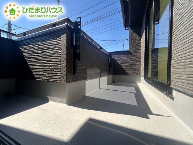 桶川市上日出谷南6期　新築戸建　グラファーレ01のバルコニー