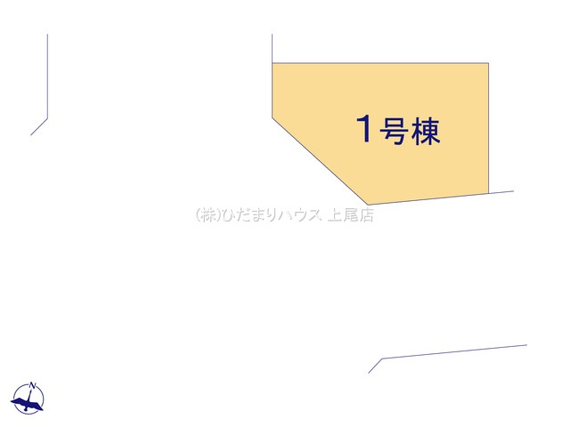 桶川市上日出谷南6期　新築戸建　グラファーレ01の区画図