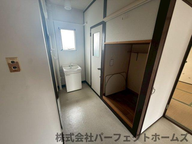 中宮第4住宅74号棟の洗面所|洗面所です