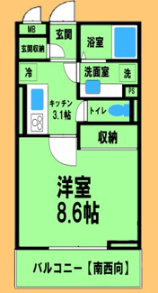 【間取り】 | Grand station宮上Ⅰ