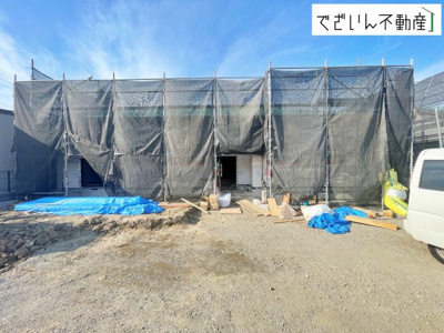 【外観】 | CRADLE GARDEN加須市下高柳 第3　【平屋】新築住宅 | ≪1号棟≫
現地(2026年7月撮影)
