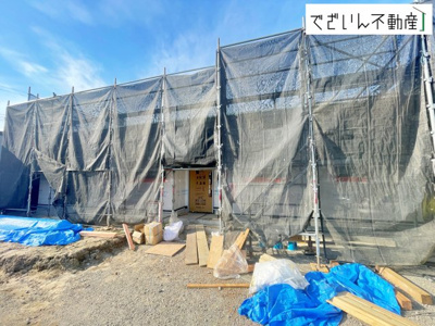 【外観】 | CRADLE GARDEN加須市下高柳 第3　【平屋】新築住宅 | ≪1号棟≫
現地(2026年7月撮影)