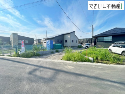 【前面道路含む現地写真】 | CRADLE GARDEN加須市下高柳 第3　【平屋】新築住宅 | ≪1号棟≫
現地(2026年7月撮影)