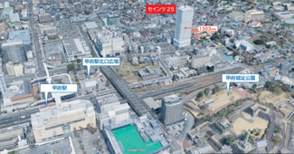 【外観】 | 甲府駅徒歩3分　利便性の高い立地です。