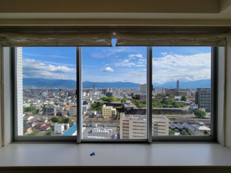 【展望】 | 甲府市内・富士山一望　甲府城址公園を見下ろせます。売主さん曰く、「春の桜は見事」とのこと。