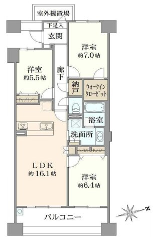 吉祥寺レジデンシアの間取り