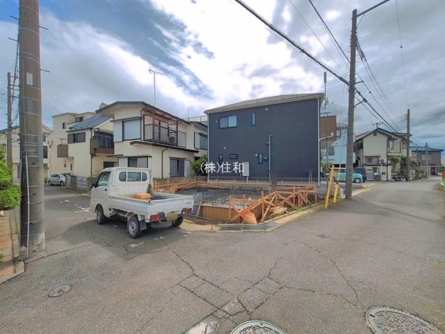 【新築分譲住宅】志木市上宗岡第１期の前面道路含む現地写真