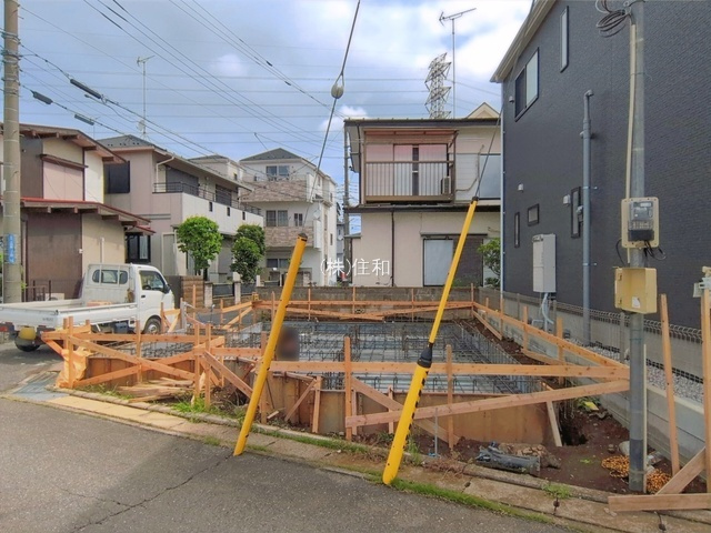 【新築分譲住宅】志木市上宗岡第１期の前面道路含む現地写真