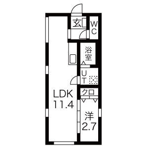 SQUARE南千住の間取り