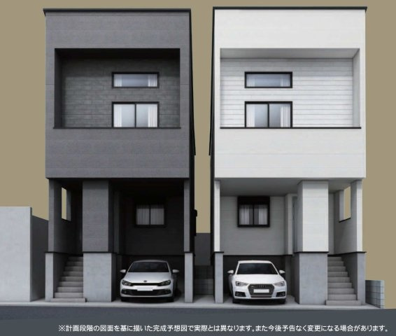 【横浜市中区赤門町1丁目9全2棟新築戸建て】★仲介手数料無料★（東小学校・老松中学校）