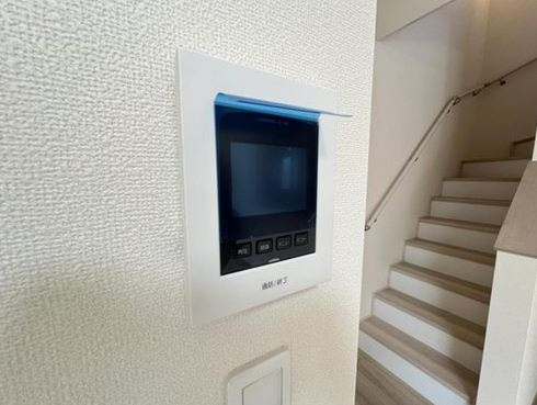 【新築】川越市安比奈新田新築住宅 全1棟のセキュリティ|TVモニター付きインターフォン