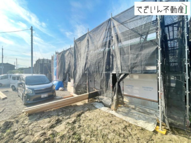 【外観】 | CRADLE GARDEN加須市下高柳 第3　【平屋】新築住宅 | ≪2号棟≫
現地(2026年7月撮影)