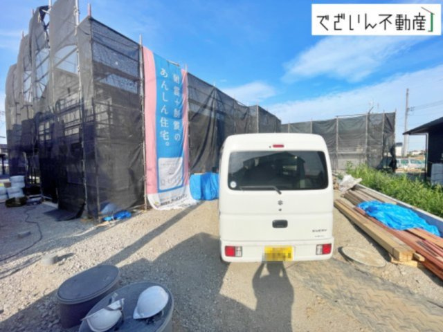【外観】 | CRADLE GARDEN加須市下高柳 第3　【平屋】新築住宅 | ≪2号棟≫
現地(2026年7月撮影)