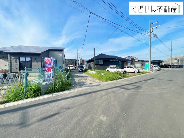 【前面道路含む現地写真】 | CRADLE GARDEN加須市下高柳 第3　【平屋】新築住宅 | ≪2号棟≫
現地(2026年7月撮影)