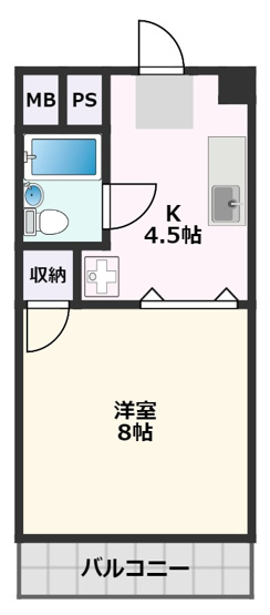 【間取り】 | ハイツ山小屋