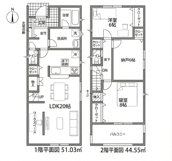 【間取り】 | 東海市加木屋町第37　3号棟【仲介手数料０円】