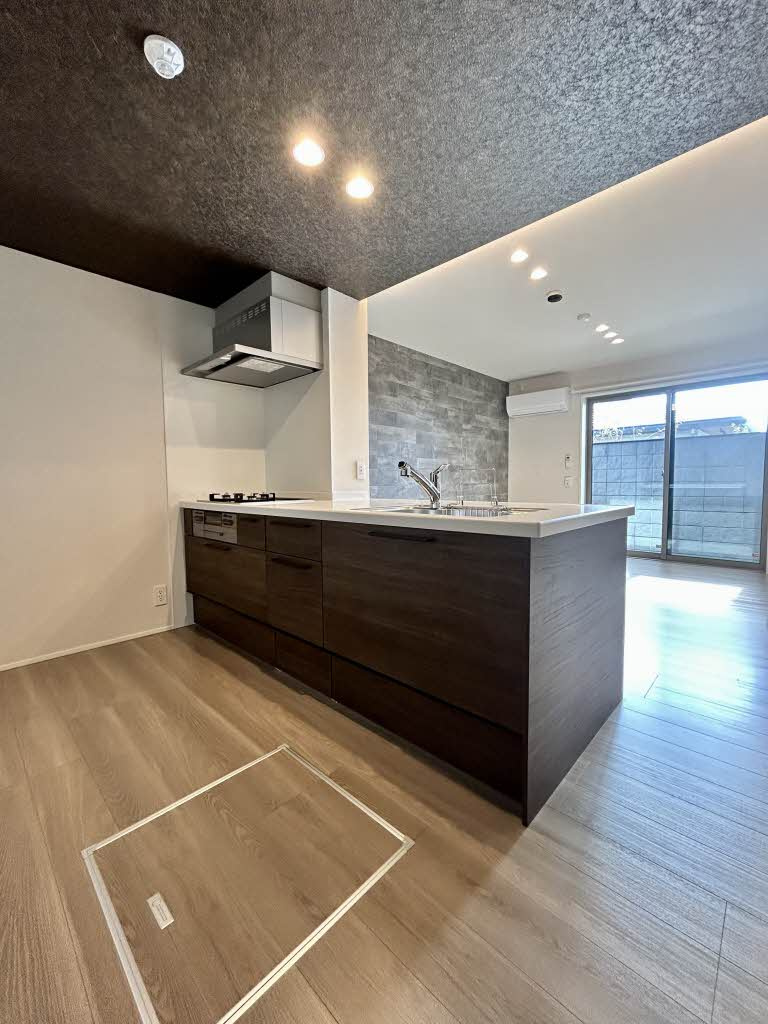 熊本市東区長嶺西３丁目の賃貸マンションのキッチン