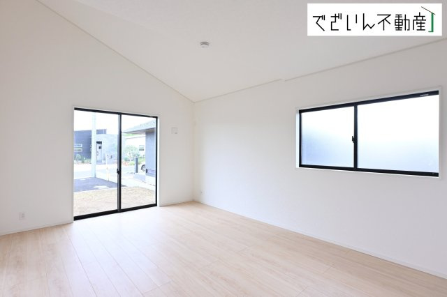 【居間・リビング】 | CRADLE GARDEN加須市下高柳 第3　【平屋】新築住宅 | ≪3号棟≫
現地(2026年9月撮影)