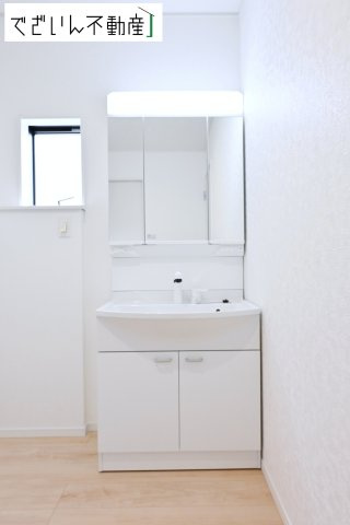 【独立洗面台】 | CRADLE GARDEN加須市下高柳 第3　【平屋】新築住宅 | ≪3号棟≫
現地(2026年9月撮影)