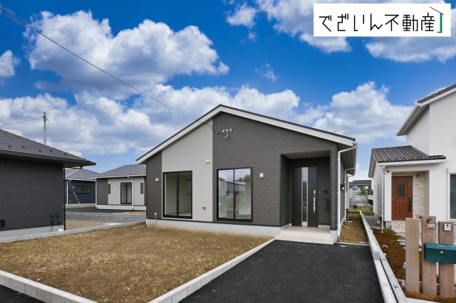 【外観】 | CRADLE GARDEN加須市下高柳 第3　【平屋】新築住宅 | ≪3号棟≫
現地(2026年9月撮影)