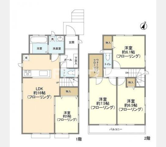 Kolet船橋習志野台の区画図|間取