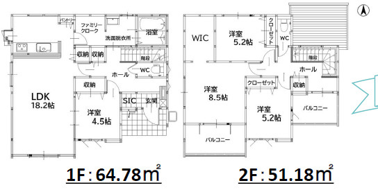 飯塚市秋松7期の間取り