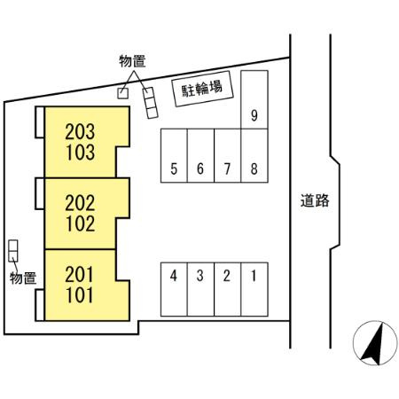フランボワーズの区画図