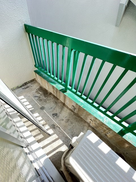 向川原土井マンションのバルコニー