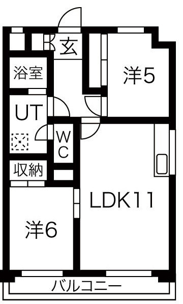 ミラベル元植田の間取り