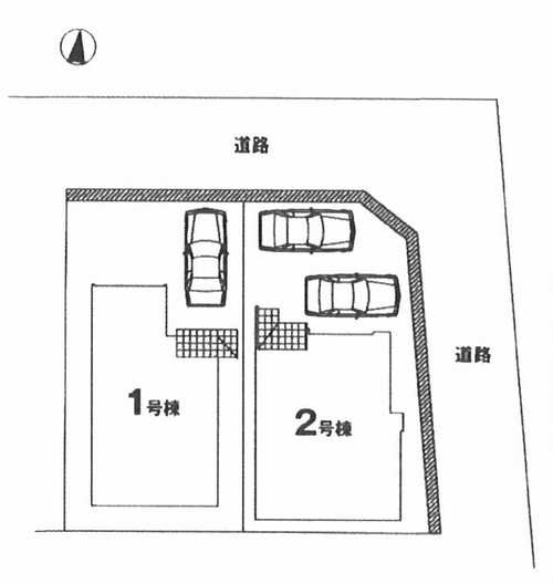 町田市玉川学園11期　新築戸建全2棟　1号棟の区画図