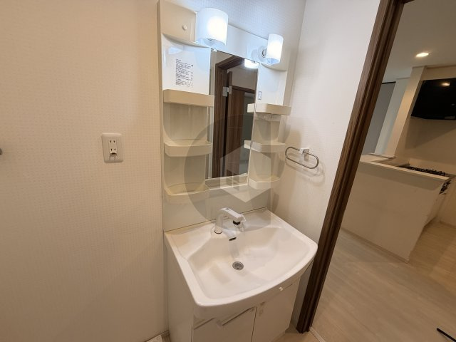 ソフテイルSIXの独立洗面台