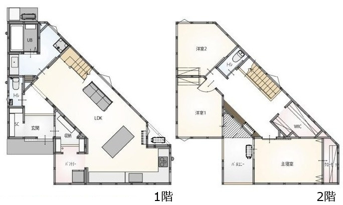 佐伯区皆賀１丁目の間取り